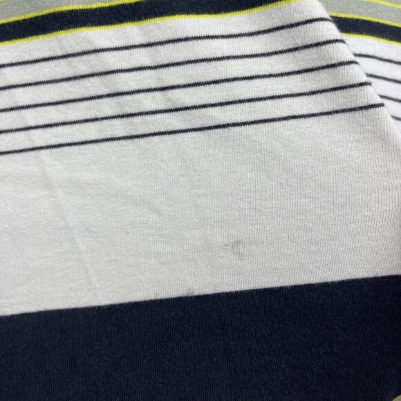 Oakley Y2K Men's Polo Shirt Green / White Striped Short Sleeve Size XL Golf - Picture 12 of 16